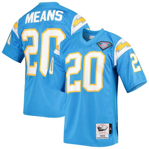 Natrone Means Los Angeles Chargers Mitchell & Ness Authentic Jersey - Large 44 - Picture 6 of 6